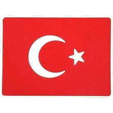Türkiye Bayraklı Telefon Kaydırmaz Ped, Her Araca Uyumlu ve Güvenli Sürüş Için