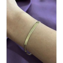 Italyan Ezme Çelik Bileklik