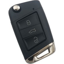 3 Buton Anahtar Kumanda Kabı, Golf 7, Polo, Jetta Yeni Tip, Şık ve Dayanıklı