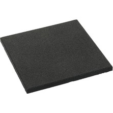 Has Rubber Kauçuk Zemin 40x40x2 cm - Siyah