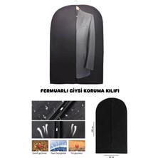 About The Perfect Siyah Fermuarlı Kılıf Elbise ve Ceket Saklama Çantası, Koruyucu ve Pratik Kullanım