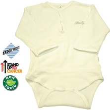Sema Baby Uzun Kol Kaşkorse Badi (Body) - Ekru  12-18 Ay