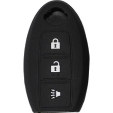 Uyumlu Silikon Anahtar Koruyucu, Nissan Qashqai, Micra, x Trail, Juke, Almera Için