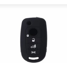 2 Adet Siyah Renk Egea Silikon Anahtar Kılıfı Seti