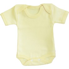 Sema Baby Yarım Kol Badi (Body) 0-3 Ay - Sarı