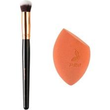 Nascita Oval Yapılı Kapatıcı Fırçası -136 ve Yumurta Makyaj Süngeri - 95 Profesyonel Kullanım İçin