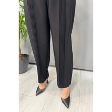 Ghisa Nervürlü Krep Pantolon 8868