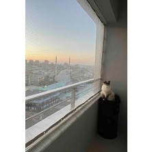 2,5x2,5 M Balkon ve Kuş Koruma Filesi, Dayanıklı ve Şık Tasarım