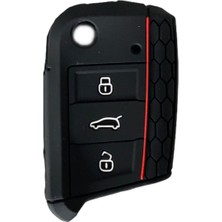 Silikon Anahtar Kılıfı, Golf 7 ve Vw Uyumlu, Şık ve Koruyucu Araba Anahtar Kılıfı