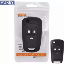 Silikon Anahtar Kılıfı, Mokka, Astra J, Insignia, Silikon, Sustalı, Koruyucu, Şık Tasarım