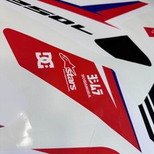 Honda CRF250 L "showa" Tasarım Motosiklet Sticker Etiket Kaplama Modeli