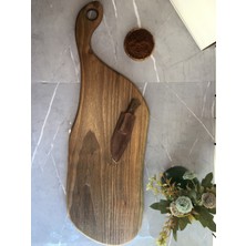 Twins Wood Craft Ceviz Ağacı Kesme ve Sunum Tahtası (72X22X2CM)