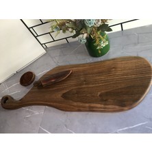 Twins Wood Craft Ceviz Ağacı Kesme ve Sunum Tahtası (72X22X2CM)
