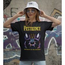 Butişört 'pestilence - Testimony Of The Ancients‘  Baskılı 'regular-Fit' Unisex Tişört