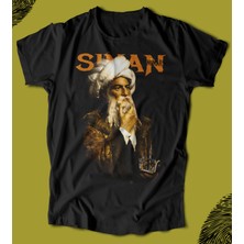 Butişört ' Osmanlı Serisi - Mimar Sinan'  Baskılı 'regular-Fit' Unisex Tişört
