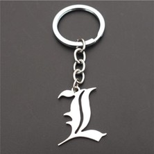 Gri Metal Zincirli Anahtarlık, Anime ve Çizgi Film Temalı Tasarım