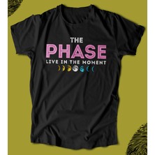 Butişört 'moon Phase - Ay‘  Baskılı 'regular-Fit' Unisex Tişört
