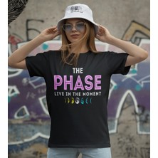 Butişört 'moon Phase - Ay‘  Baskılı 'regular-Fit' Unisex Tişört