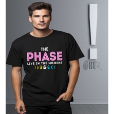 Butişört 'moon Phase - Ay‘  Baskılı 'regular-Fit' Unisex Tişört