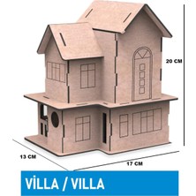 Maketix 3D Ahşap Boyama Seti Villa 9790