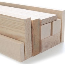 4,5X9X25 cm Dişbudak Kereste Çıta Çok Renkli Tahta Taslak