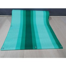 75X100CM Yeşil Çizgili Kumaş Balkon Brandası, Ölçü ve Adet Çoğaltma Imkanı
