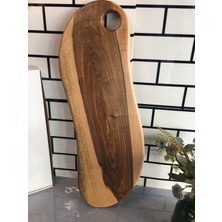 Twins Wood Craft Ceviz Ağacı Sunum ve Kesme Tahtası (53X17X2CM)
