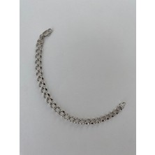 Xuping Ince Geniş Aralıklı Silver Zincir Bileklik