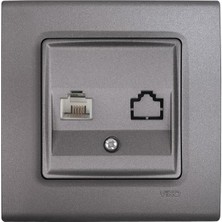 Linnera Life Granit Grisi Tekli Nümeris Cat3 Çerçeveli