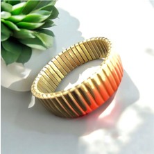 Luxury Steel Gold Renk Çelik Bileklik