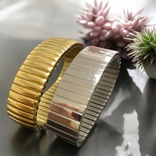 Luxury Steel Gold Renk Çelik Bileklik