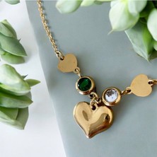 Luxury Steel Gold Renk Çelik Bileklik