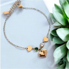 Luxury Steel Gold Renk Çelik Bileklik