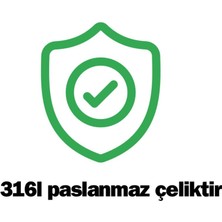 Luxury Steel Gold Renk Yıldızlı Tiff ve Ataç Zincirli Bileklik