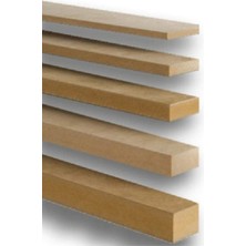 5 Adet Mdf Ahşap Çıta, Duvar Kapak, 1x1.5 Cm, 100 cm Uzunluk