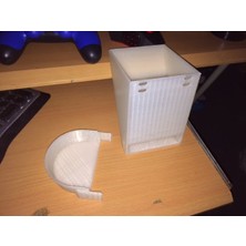 BYR Küçük Hayvan Kafes Besleyici (Hamster, Kirpi, Kobay, Tavşan, Sıçan) (Plastik Aparattır!!!) 3D