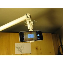 BYR Tripod Montajlı Bilyalı Ortak Telefon Montajı (Plastik Aparattır!!!) 3D