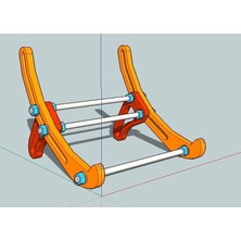 BYR Evrensel Dizüstü Bilgisayar Standı (Plastik Aparattır!!!) 3D