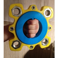 BYR Dev Fidget Spinner, 6020 Rulman ve M27 + M10 Fındık (Plastik Aparattır!!!) 3D