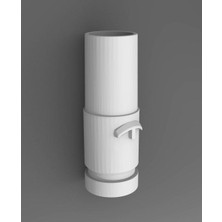 BYR Dyson Elektrikli Süpürgelerden 1-1/4 Inçlik Atölye Süpürge Hortumlarına ve Aksesuarlarına Adaptör (Plastik Aparattır!!!) 3D