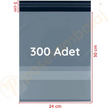 24X30+5 cm (24X35) Cepli Kargo Poşeti 300 Adet