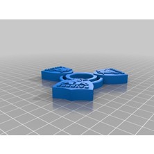 BYR Oakland Raiders Fidget Spinner - WINGNUT2K (Plastik Aparattır!!!) 3D