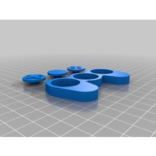 BYR Video Oyunu Denetleyicisi Fidget Spinner (Plastik Aparattır!!!) 3D