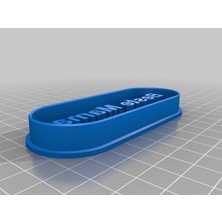 BYR Kurabiye Kesici En Iyi Baba, Anne, Kız Kardeşi, Erkek Kardeş (Sadece Plastik Aparattır!!!) 3D