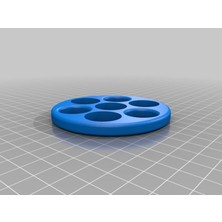 BYR Yuvarlak Fidget / El Spinner (Plastik Aparattır!!!) 3D