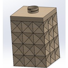 BYR Geometrik Sabun Dağıtıcı (Sadece Plastik Aparattır!!!) 3D