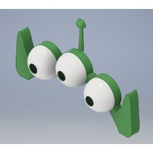 BYR Oyuncak Hikayesi Uzaylı Kafa Bandı (Sadece Plastik Aparattır!!!) 3D