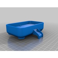 BYR Köşe Kesimi Olmadan Drenajlı Sabun Tutucu (Sadece Plastik Aparattır!!!) 3D