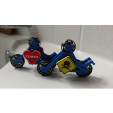 BYR Motosiklet Stickman Fidget Spinner (Sadece Plastik Aparattır!!!) 3D
