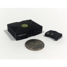 BYR Mini Microsoft Xbox (Klasik) (Sadece Plastik Aparattır!!!) 3D